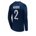 Cheap Paris Saint-Germain Achraf Hakimi #2 Home Football Shirt 2022-23 Long Sleeve